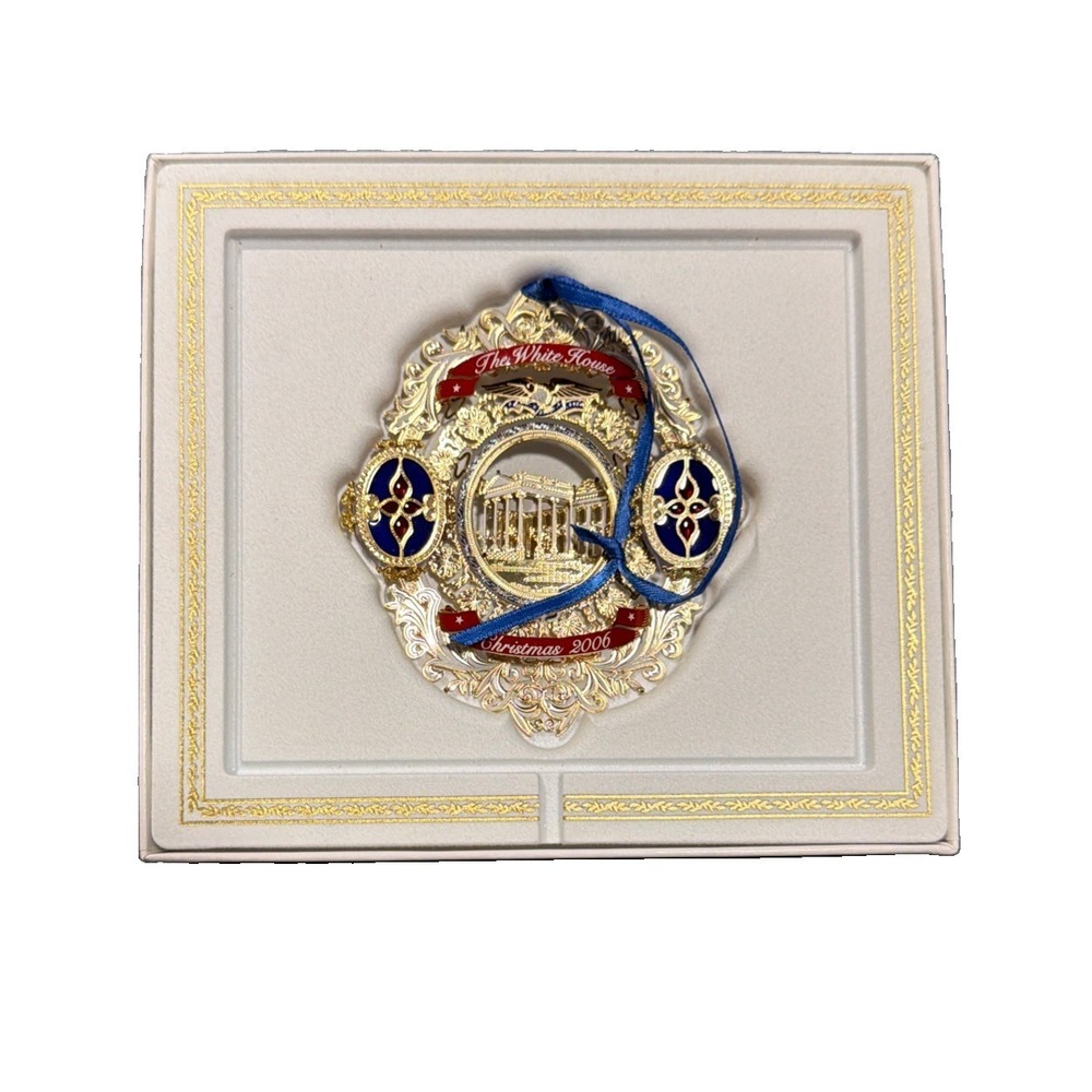 The White House Historical Association Christmas Ornament 2006 w/ Box